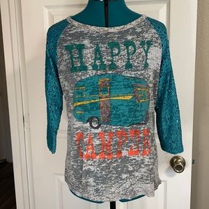 Southern Grace, graphic, long sleeve tee. M
